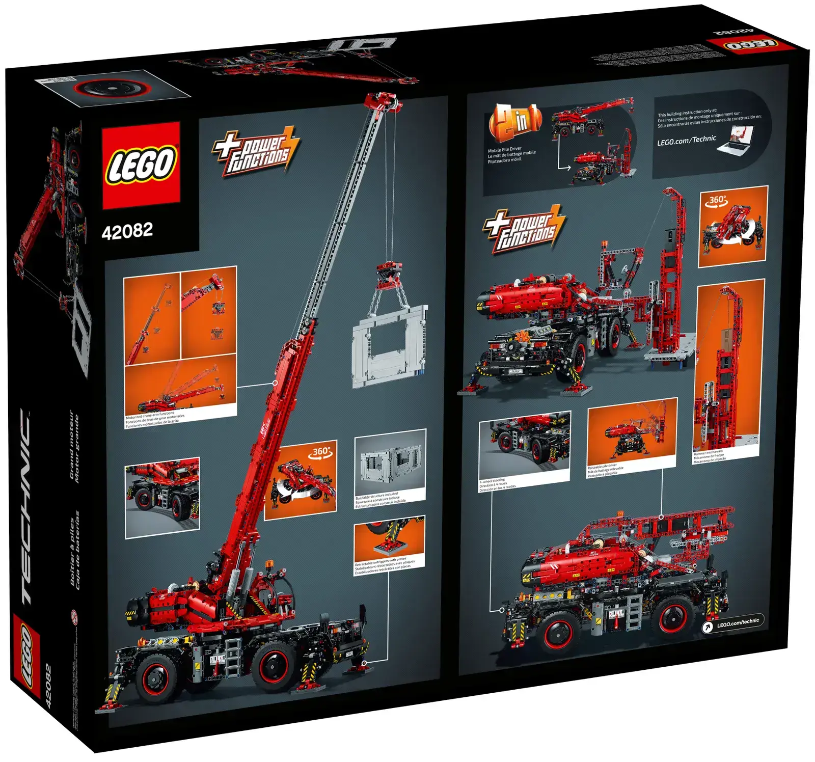Авто-конструктор LEGO Technic Подъемный кран (42082)
