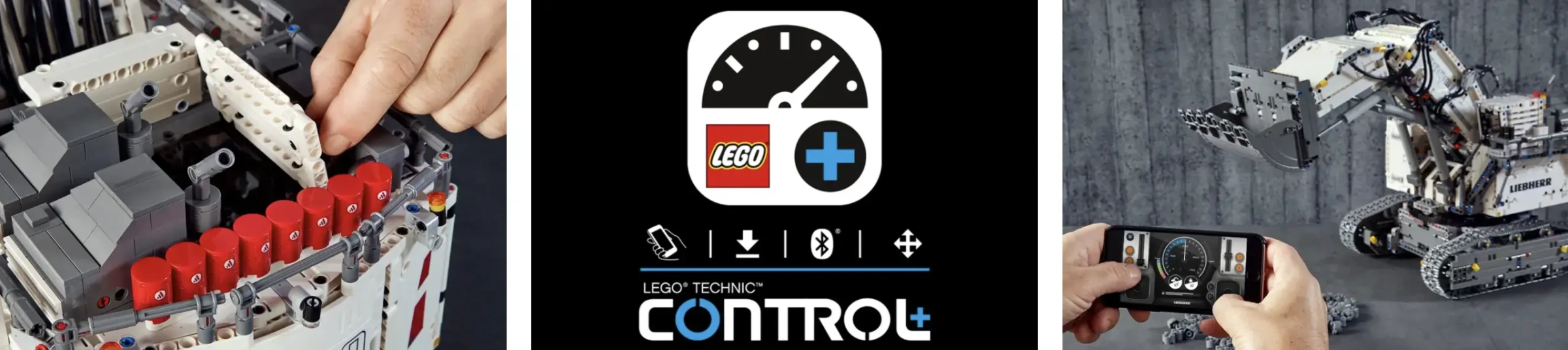 Блоковий конструктор LEGO TECHNIC Екскаватор Liebherr R 9800 (42100) на дистанційному управлінні