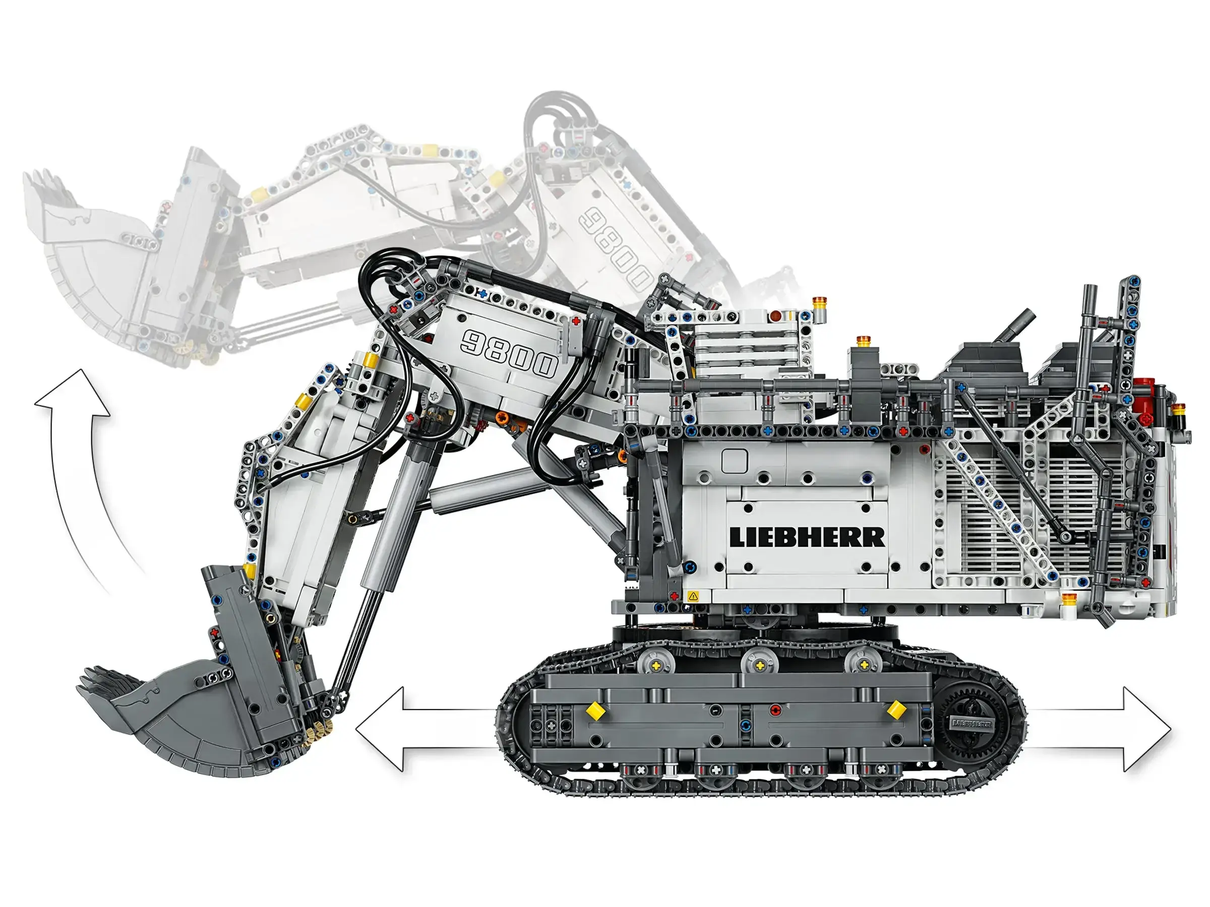 Блоковий конструктор LEGO TECHNIC Екскаватор Liebherr R 9800 (42100) на дистанційному управлінні