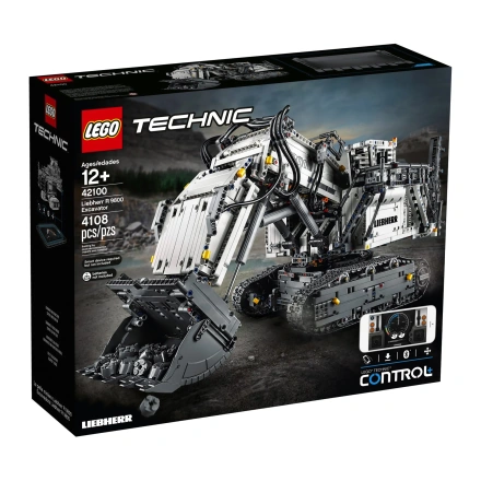 Блочный конструктор LEGO TECHNIC Экскаватор Liebherr R 9800 (42100) на дистанционном управлении