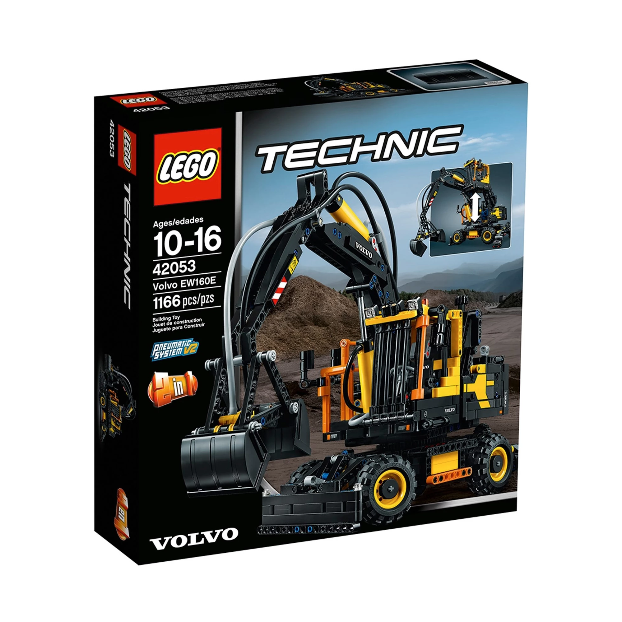 Авто-конструктор LEGO Technic Экскаватор Volvo EW 160E (42053)