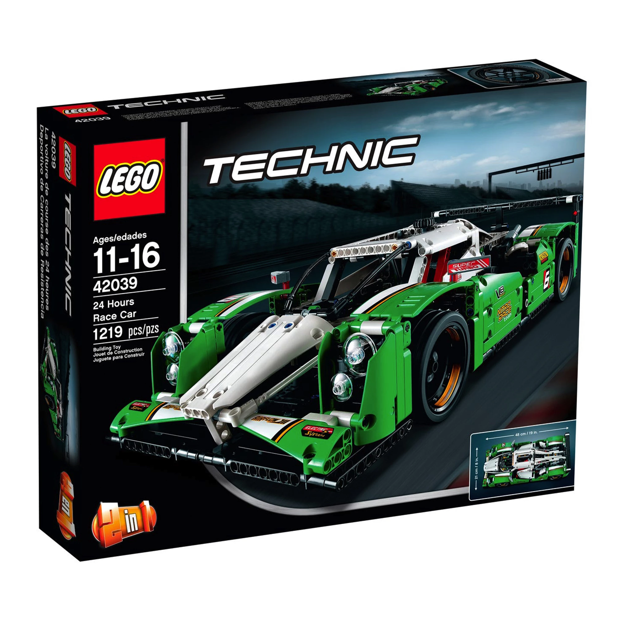 Авто-конструктор LEGO Technic Гоночный автомобиль (42039)