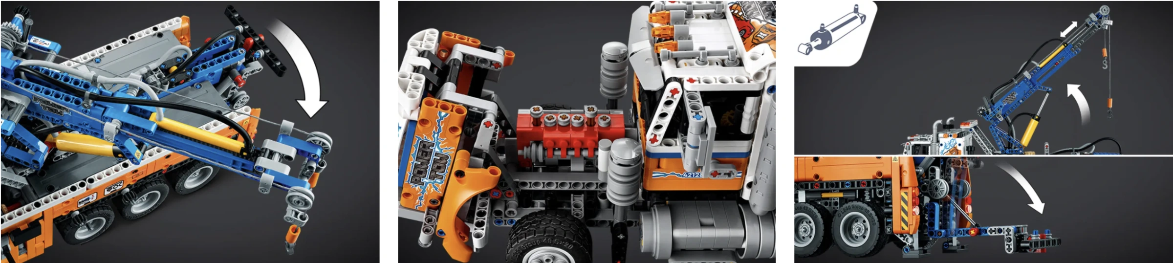 Блоковий конструктор LEGO Technic Вантажний евакуатор (42128)