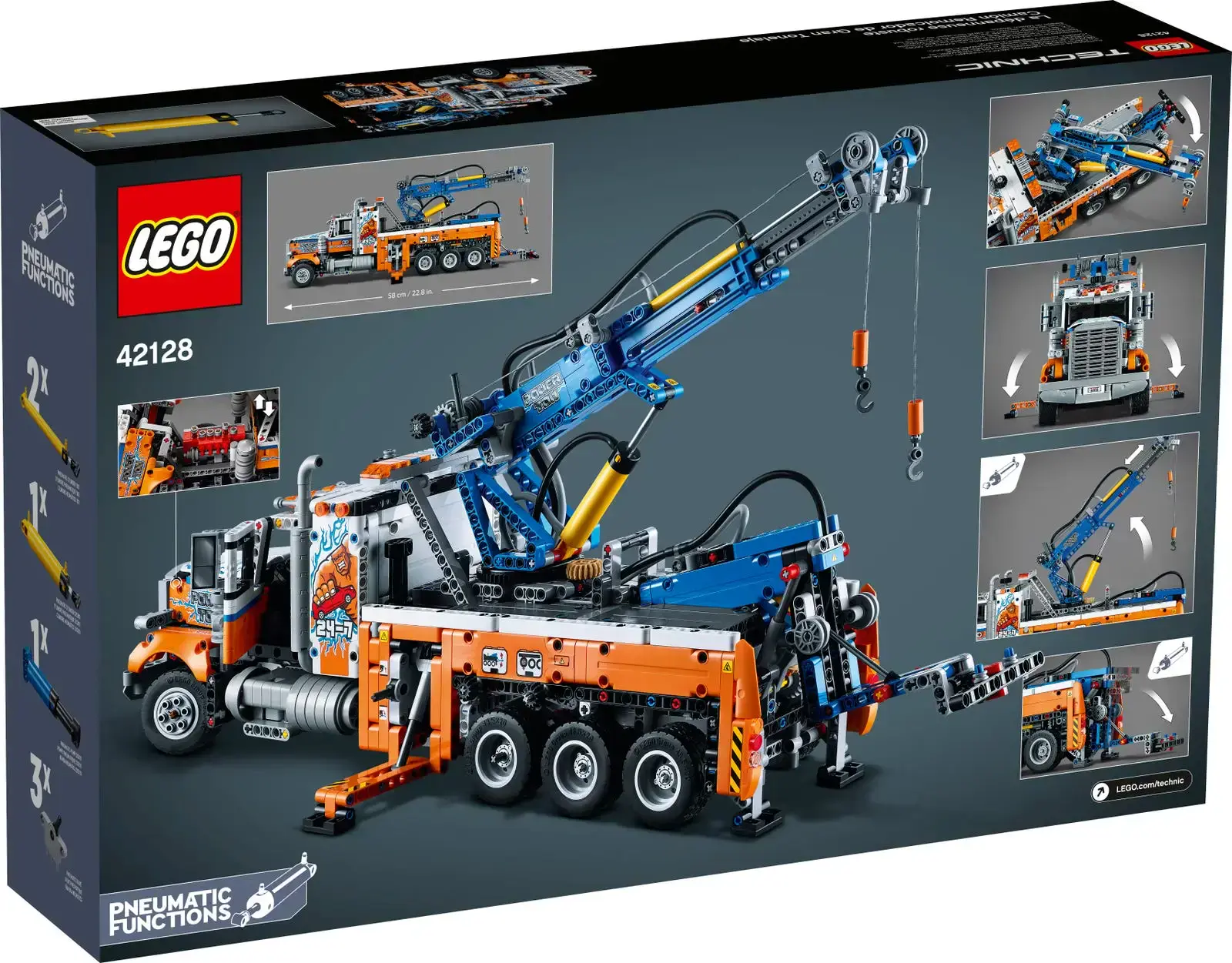 Блоковий конструктор LEGO Technic Вантажний евакуатор (42128)