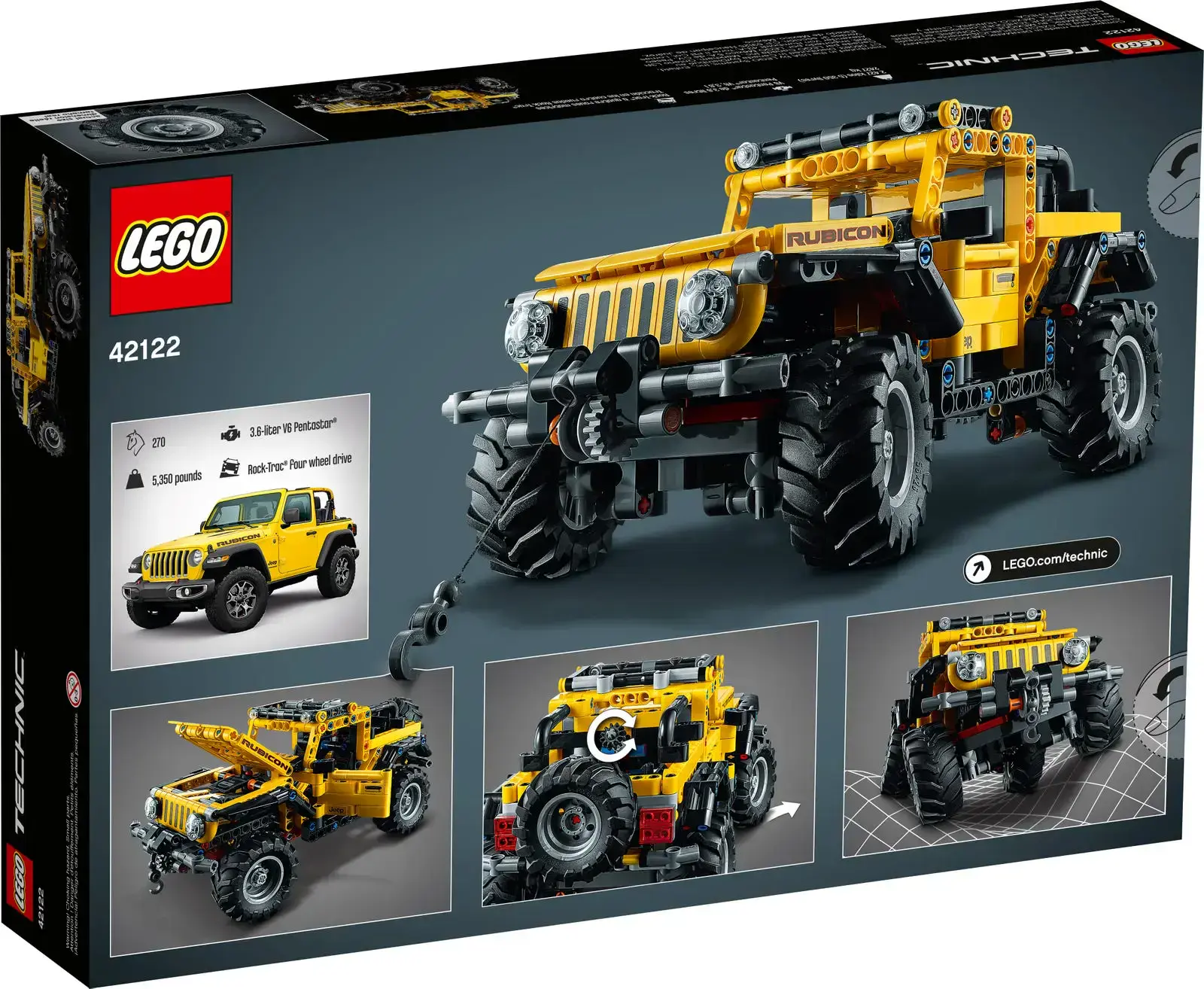 Блоковий конструктор LEGO Technic Jeep Wrangler (42122)