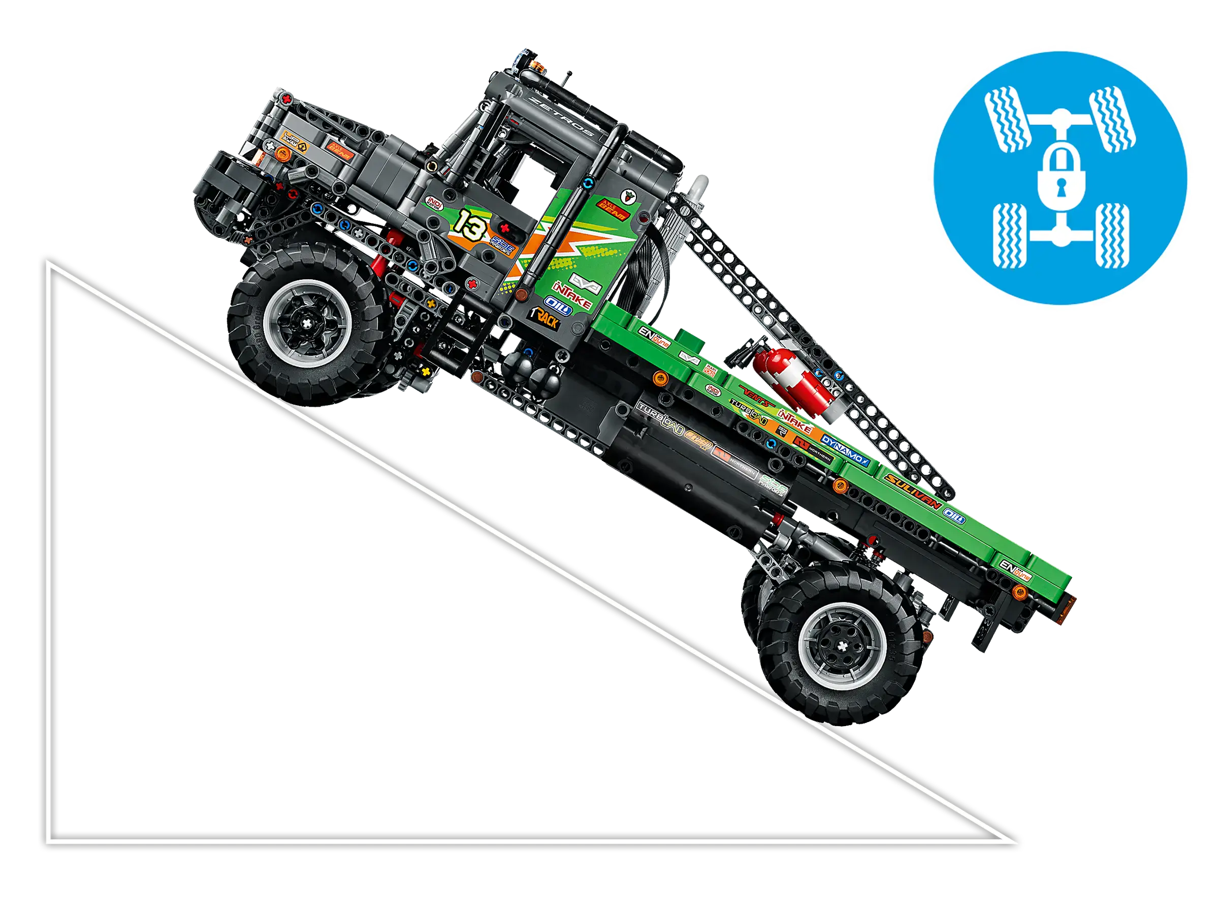 Блочный конструктор LEGO Mercedes-Benz Zetros (42129)