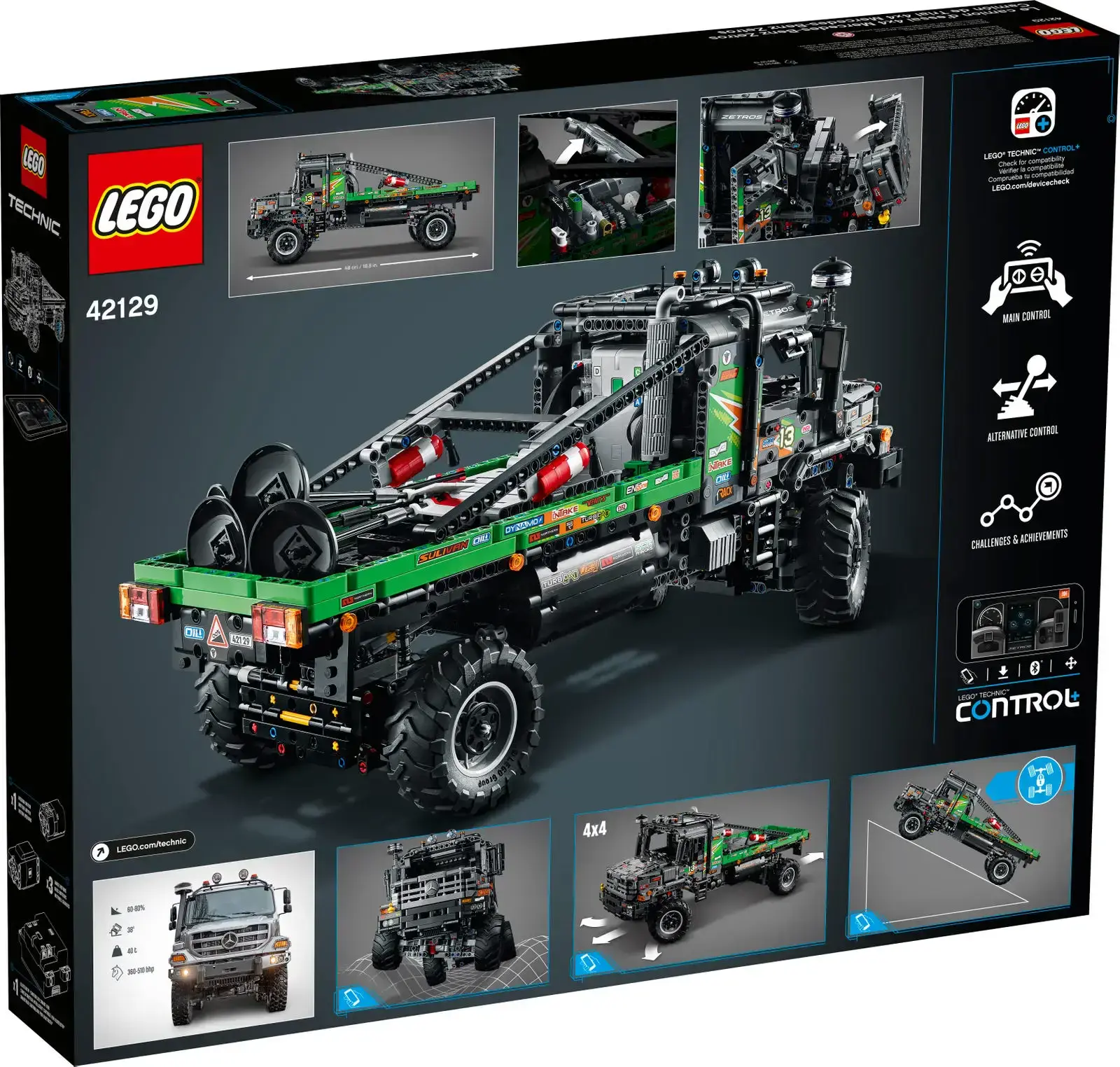 Блочный конструктор LEGO Mercedes-Benz Zetros (42129)