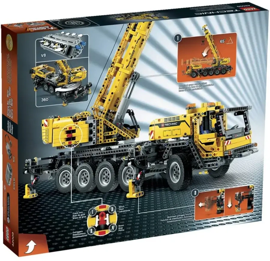 Блочный конструктор LEGO Technic Передвижной кран (42009)
