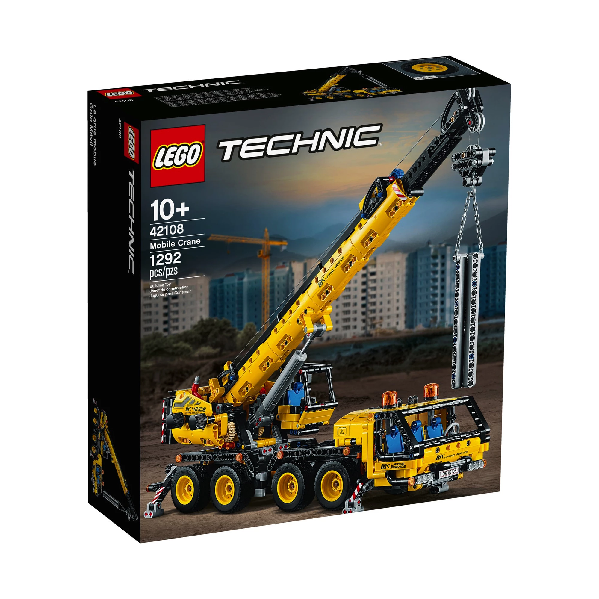 Блочный конструктор LEGO Technic Передвижной кран (42108)