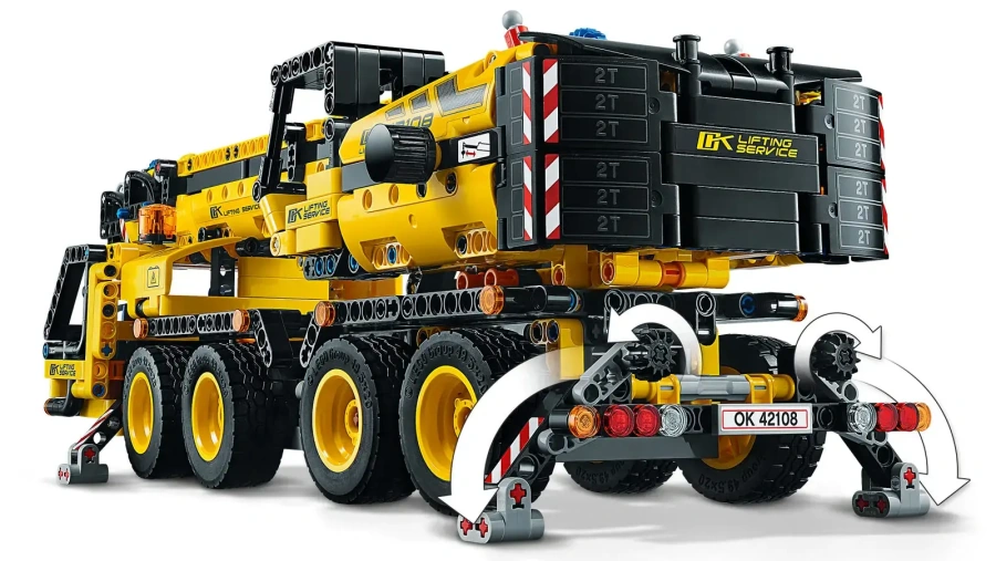 Блоковий конструктор LEGO Technic Пересувний кран (42108)