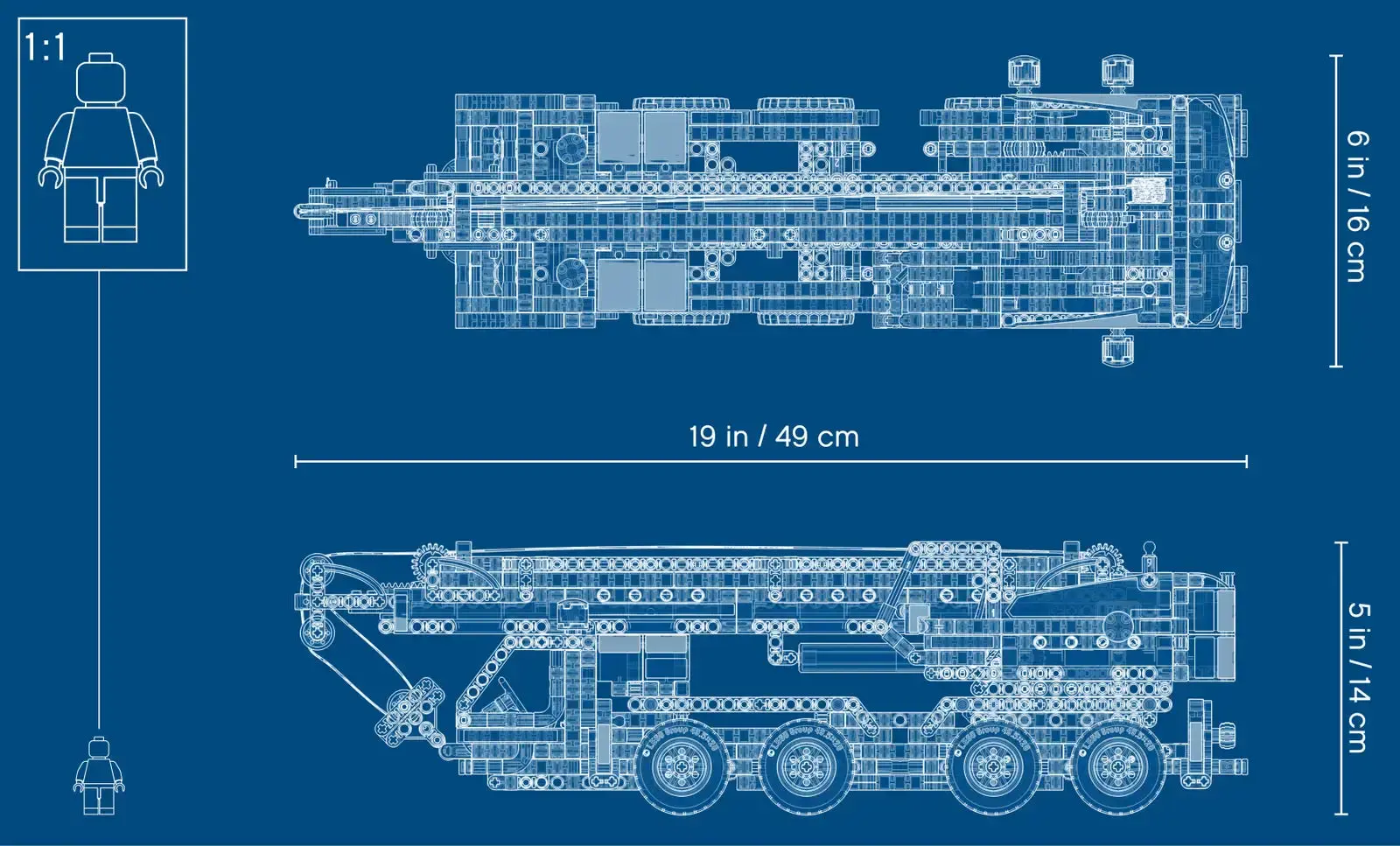 Блоковий конструктор LEGO Technic Пересувний кран (42108)