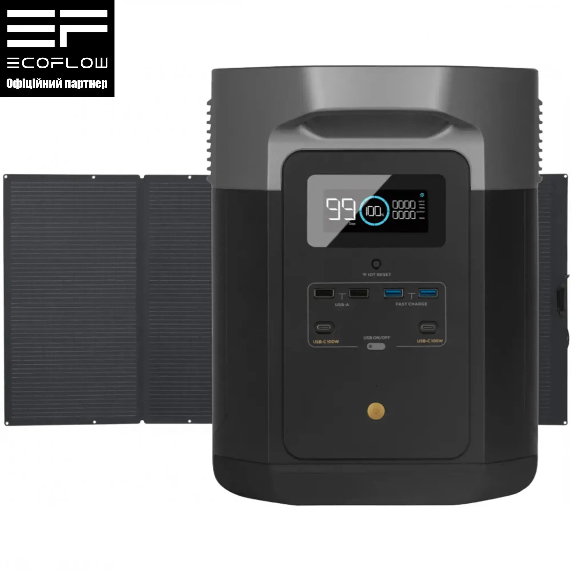 Комплект EcoFlow DELTA Max (2000) + 400W Solar Panel