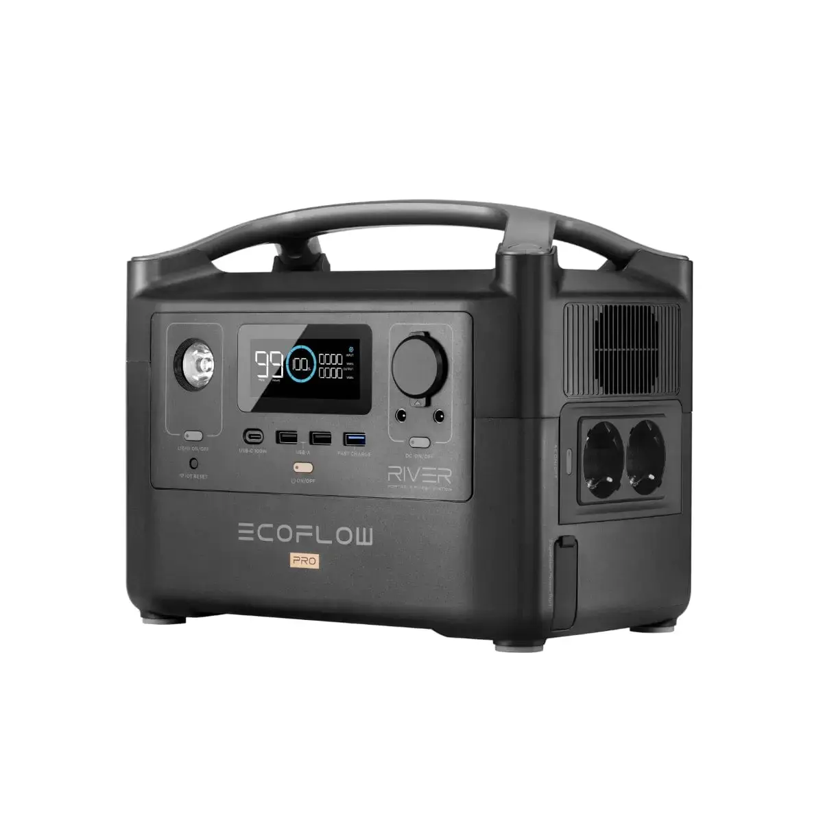Портативная зарядная станция EcoFlow RIVER Pro (EFRIVER600PRO-EU)