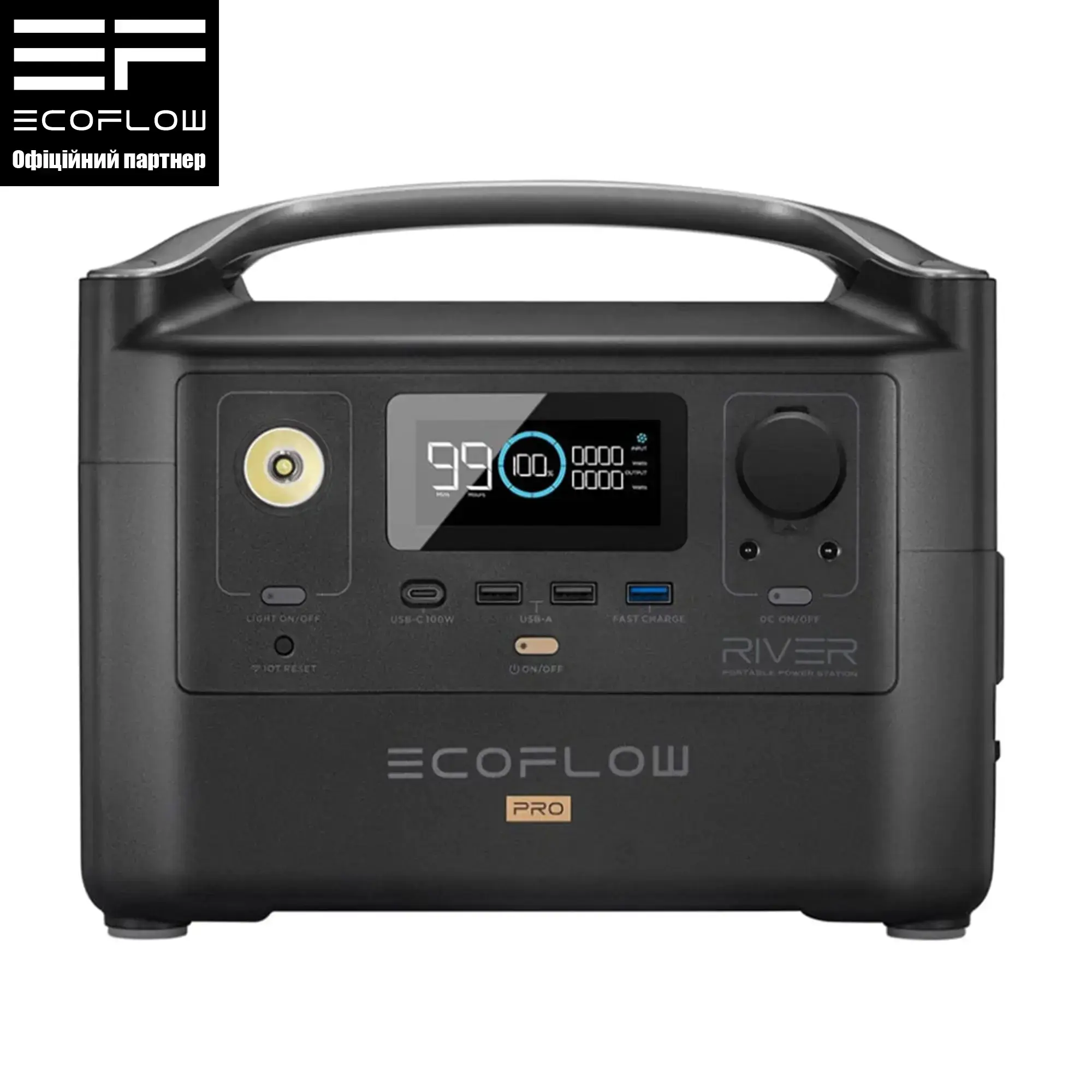 Портативная зарядная станция EcoFlow RIVER Pro (EFRIVER600PRO-EU)