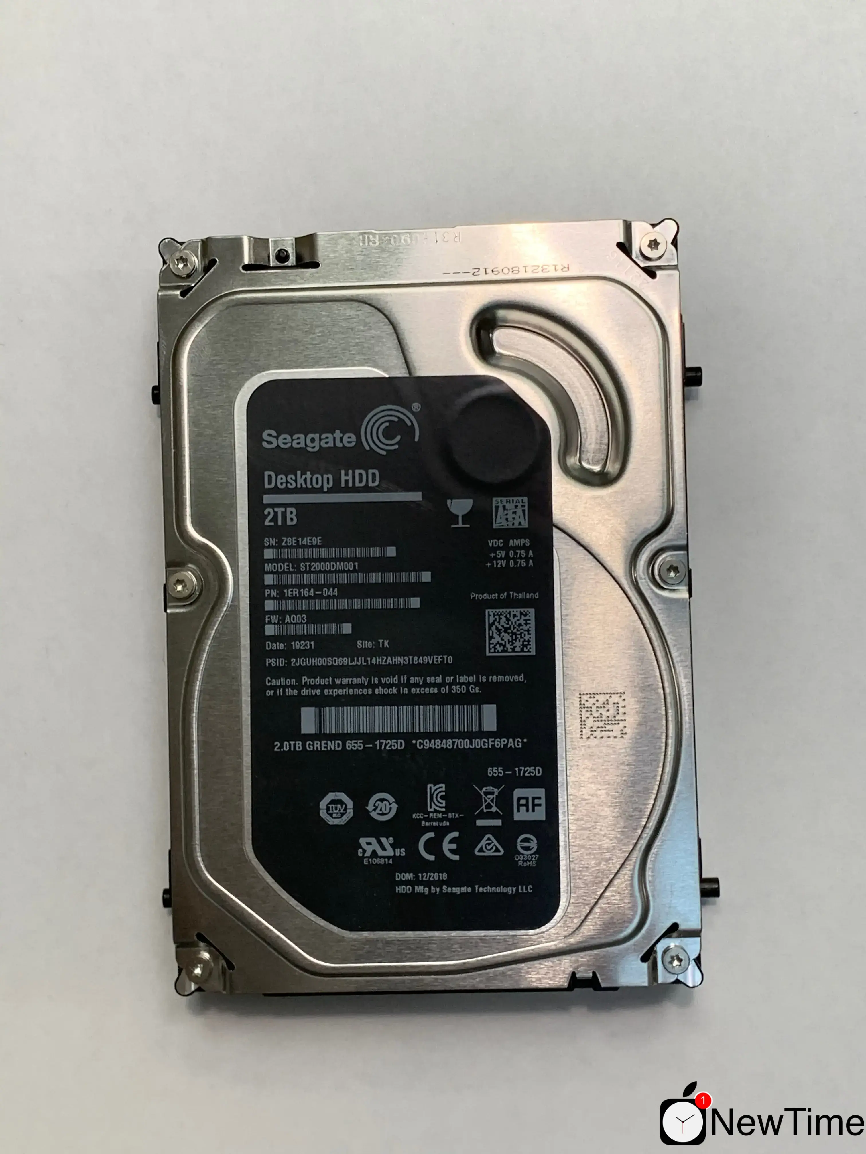 Жорсткий диск Seagate Barracuda 2TB 7200.14 ST2000DM001 без коробки