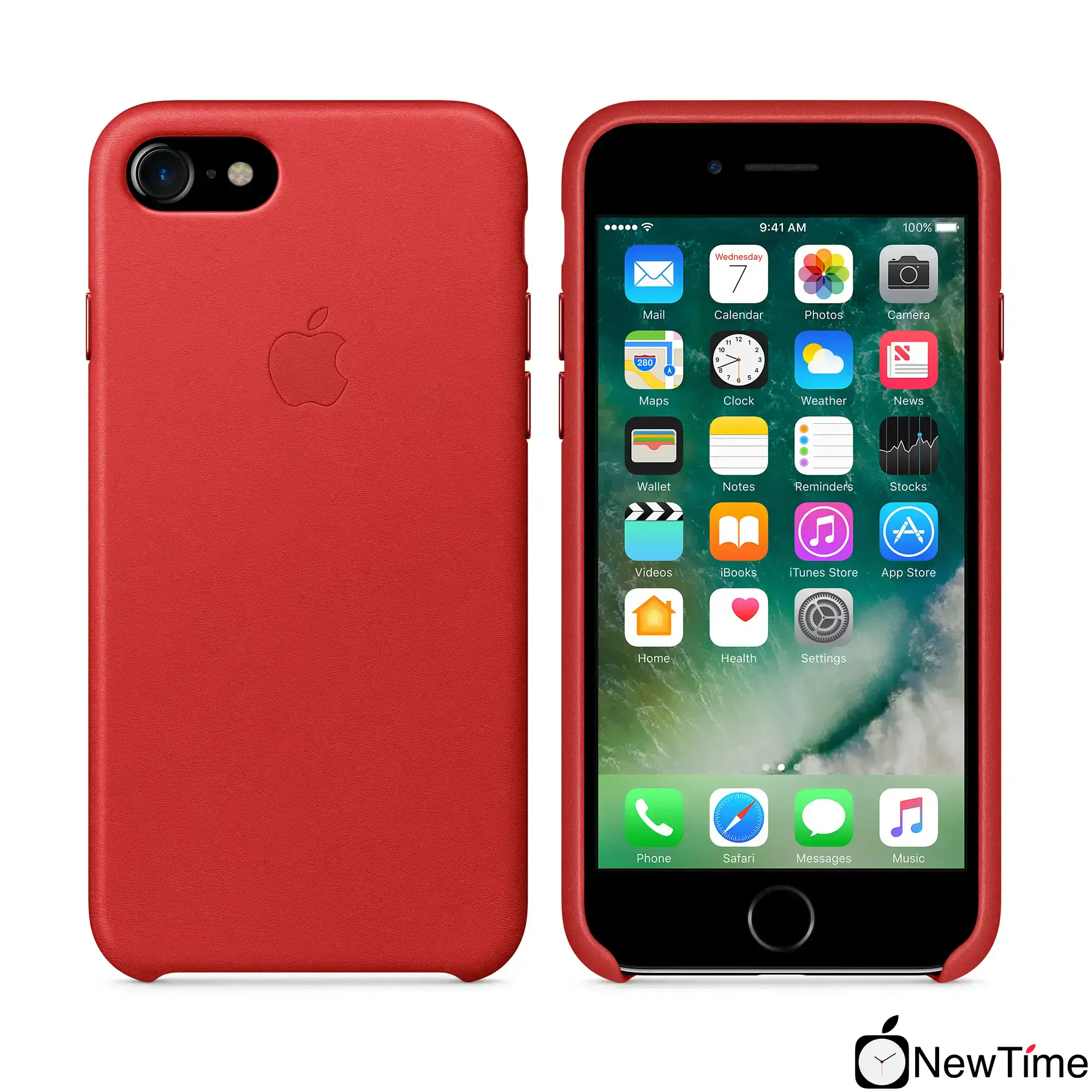 Чохол Apple iPhone 7/8/SE-2 Leather Case - (PRODUCT)RED (MMY62, MQHA2)