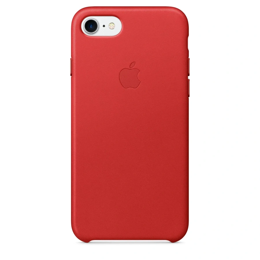 Чехол Apple iPhone 7/8/SE-2 Leather Case - (PRODUCT)RED (MMY62, MQHA2)