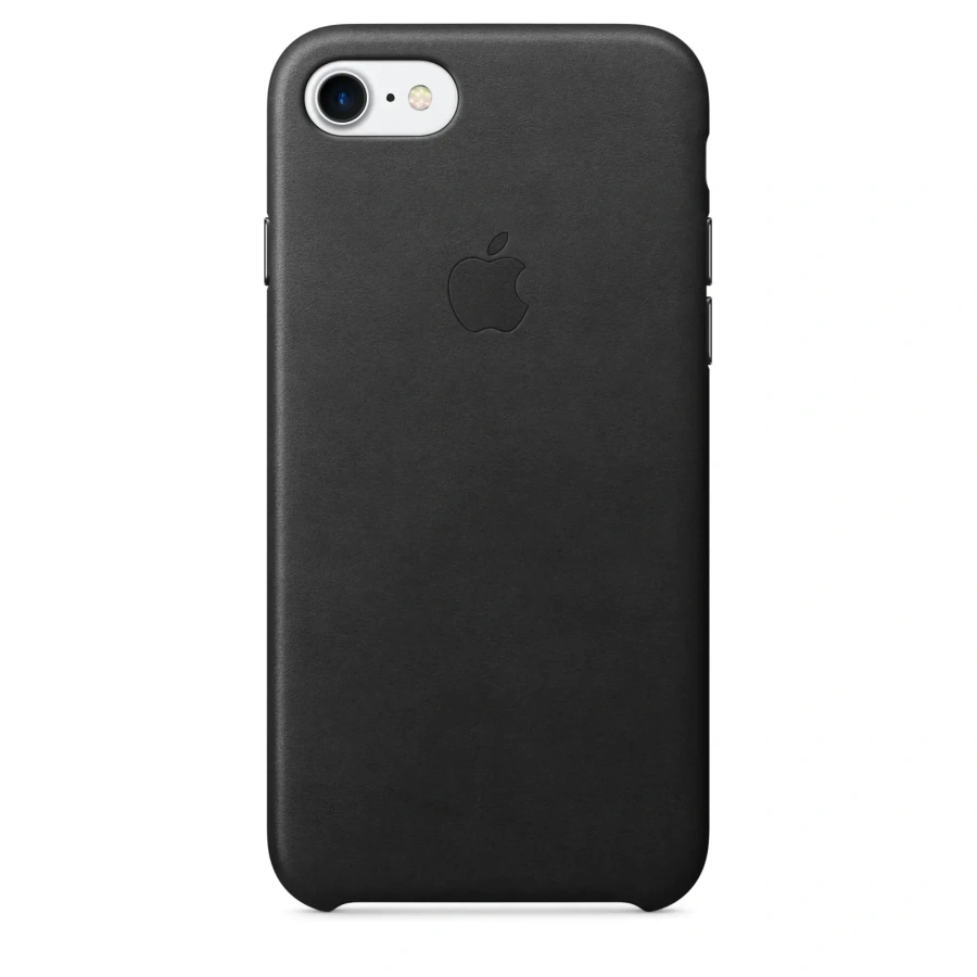 Чехол Apple iPhone 7/8/SE-2 Leather Case - Black (MMY52, MQH92)