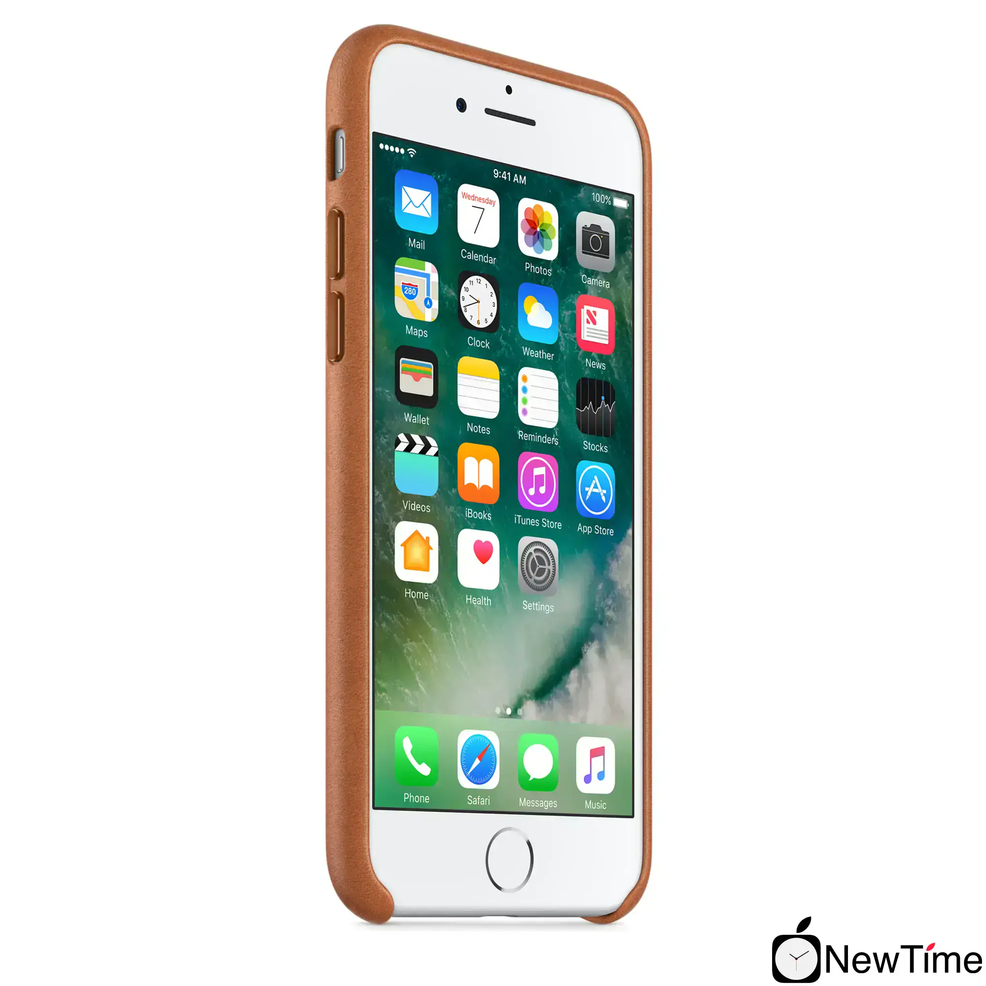 Чехол Apple iPhone 7/8/SE-2 Leather Case - Saddle Brown (MMY22, MQH72)