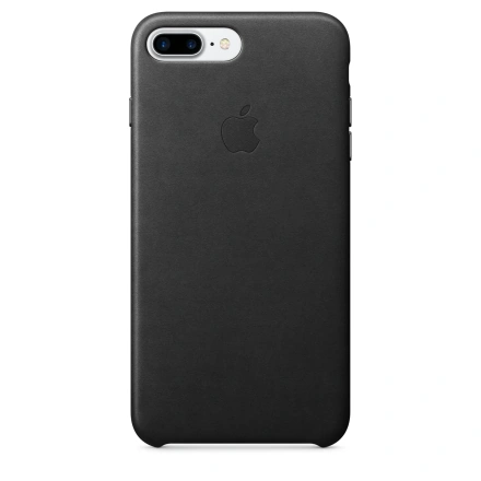 Чохол Apple iPhone 7/8 Plus Leather Case - Black (MMYJ2, MQHM2)