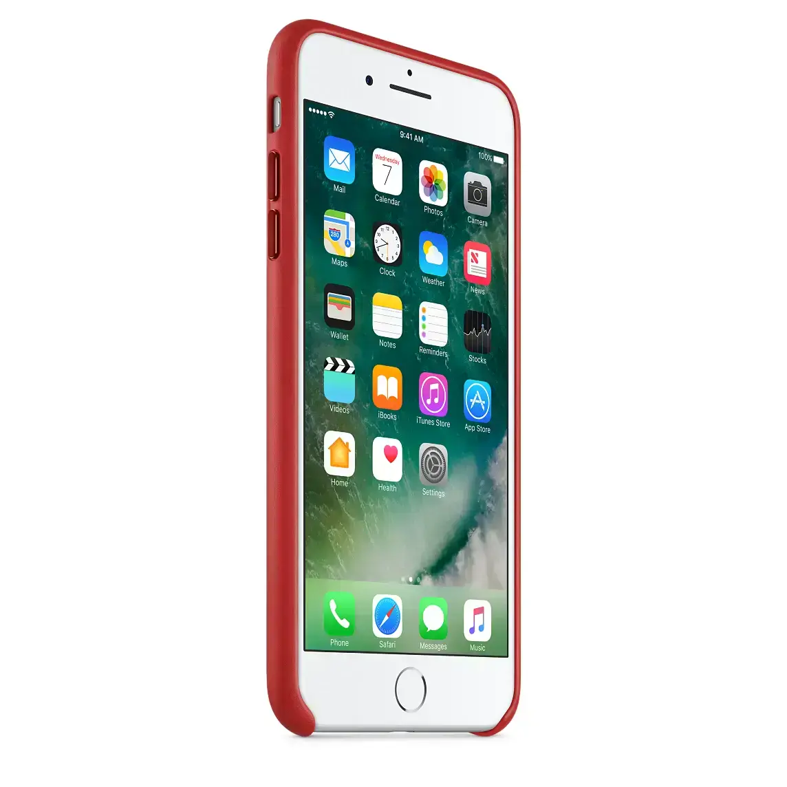Чохол Apple iPhone 7/8 Plus Leather Case - (PRODUCT)RED (MMYK2, MQHN2)
