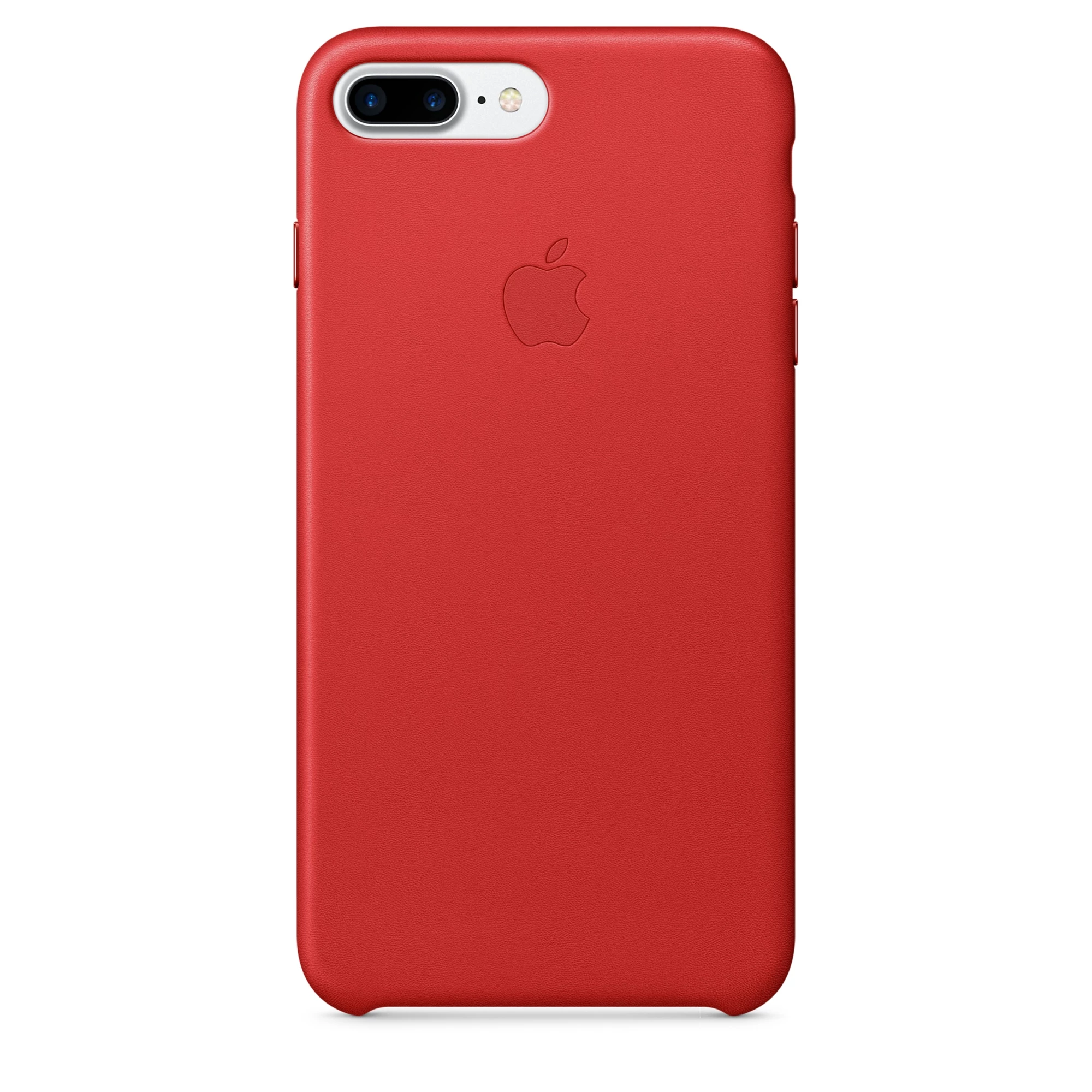 Apple iPhone 7/8 Plus Leather Case - (PRODUCT) RED (MMYK2, MQHN2)