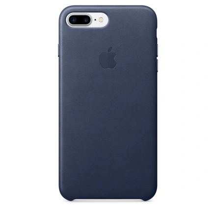 Чехол Apple iPhone 7/8 Plus Leather Case - Midnight Blue (MMYG2, MQHL2)