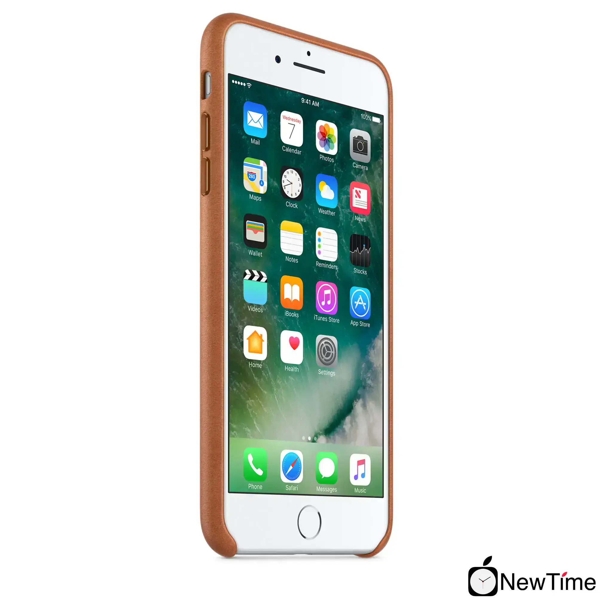 Чохол Apple iPhone 7/8 Plus Leather Case - Saddle Brown (MMYF2, MQHK2)