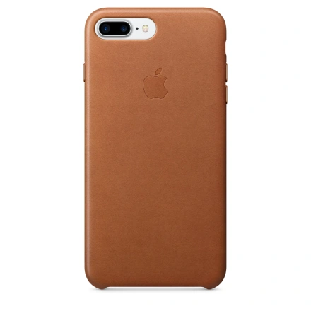 Чехол Apple iPhone 7/8 Plus Leather Case - Saddle Brown (MMYF2, MQHK2)
