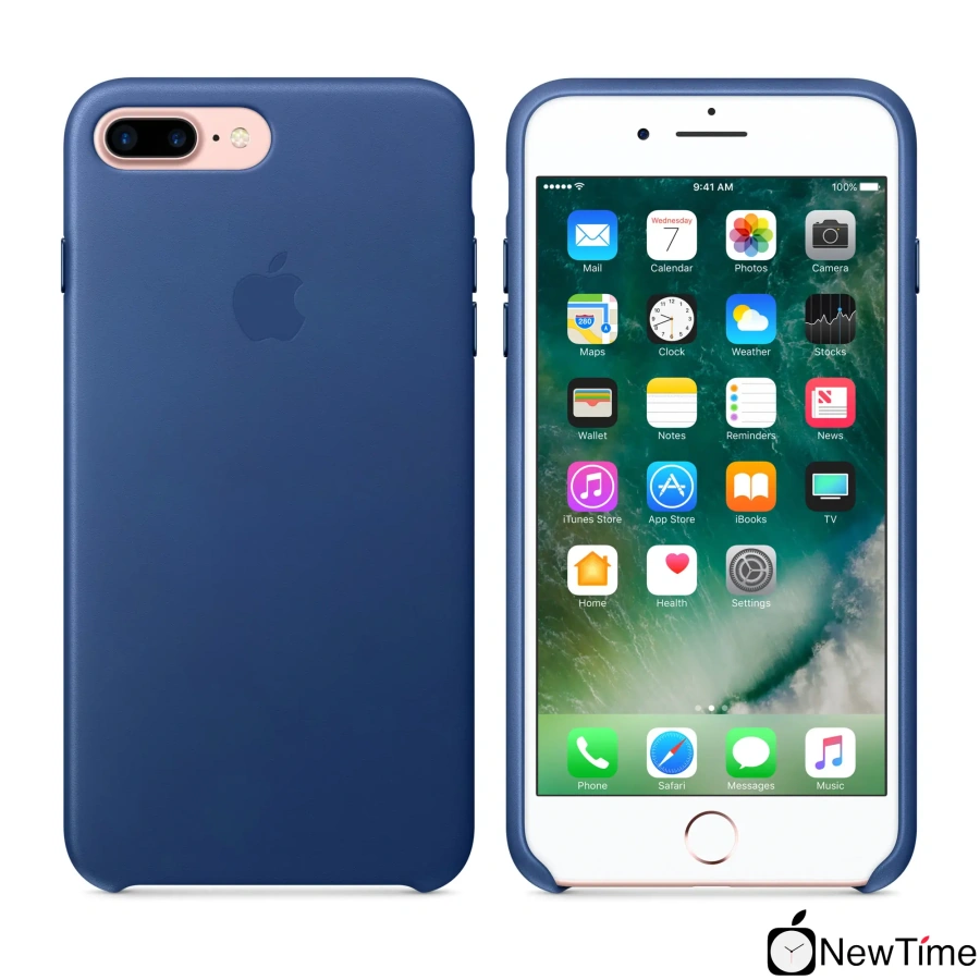 Чохол Apple iPhone 7/8 Plus Leather Case - Sapphire (MPTF2)