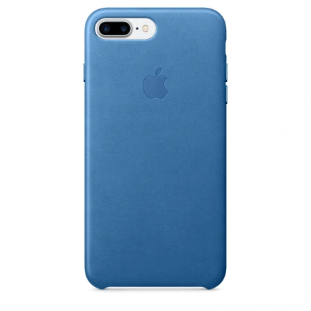 Чехол Apple iPhone 7/8 Plus Leather Case - Sea Blue (MMYH2)