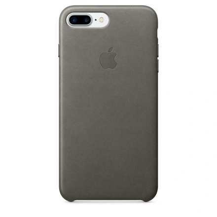 Чохол Apple iPhone 7/8 Plus Leather Case - Storm Gray (MMYE2)
