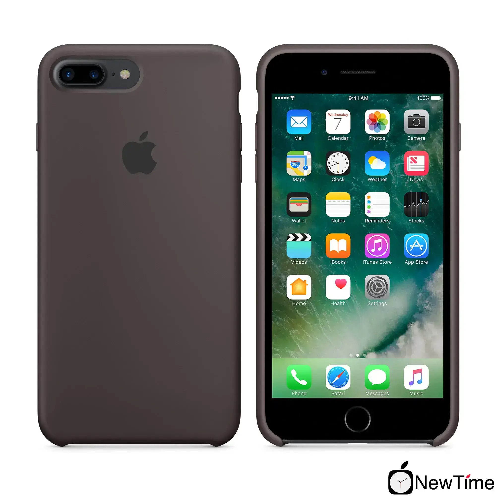 Чохол Apple iPhone 7/8 Plus Silicone Case - Cocoa (MMT12)