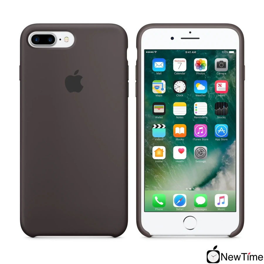 Чохол Apple iPhone 7/8 Plus Silicone Case - Cocoa (MMT12)