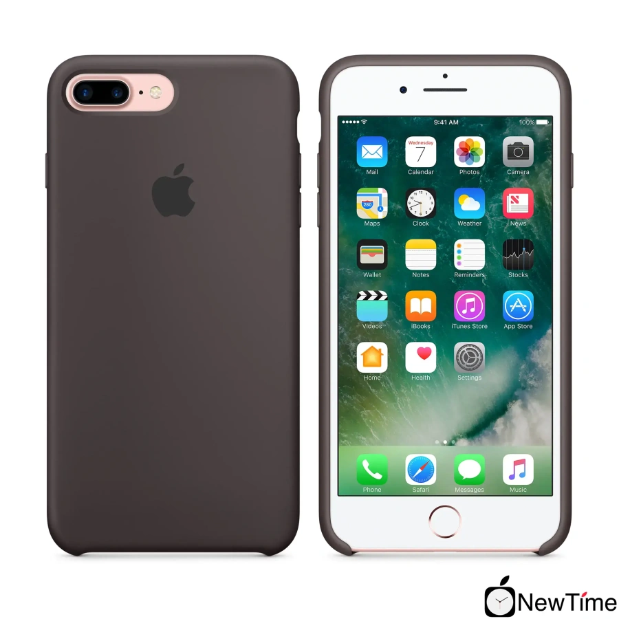 Чохол Apple iPhone 7/8 Plus Silicone Case - Cocoa (MMT12)