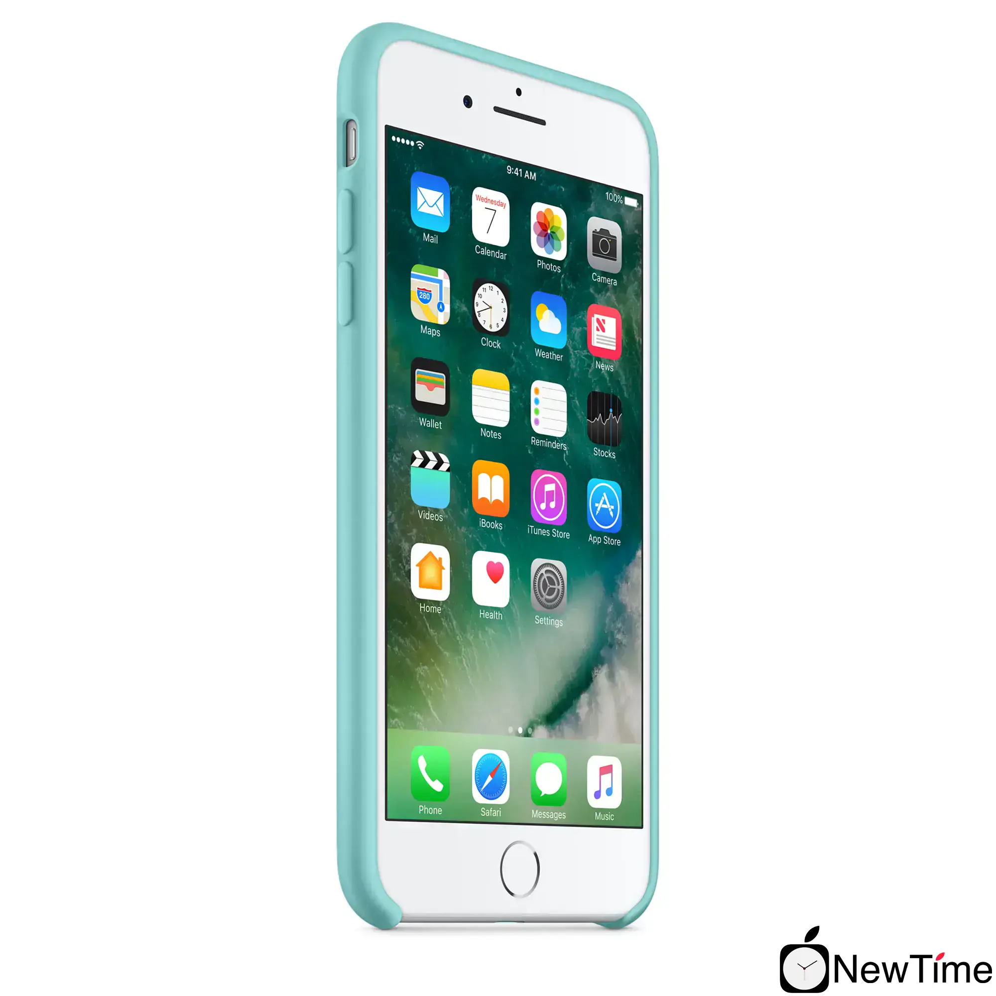Чохол Apple iPhone 7/8 Plus Silicone Case - Sea Blue (MMQY2)