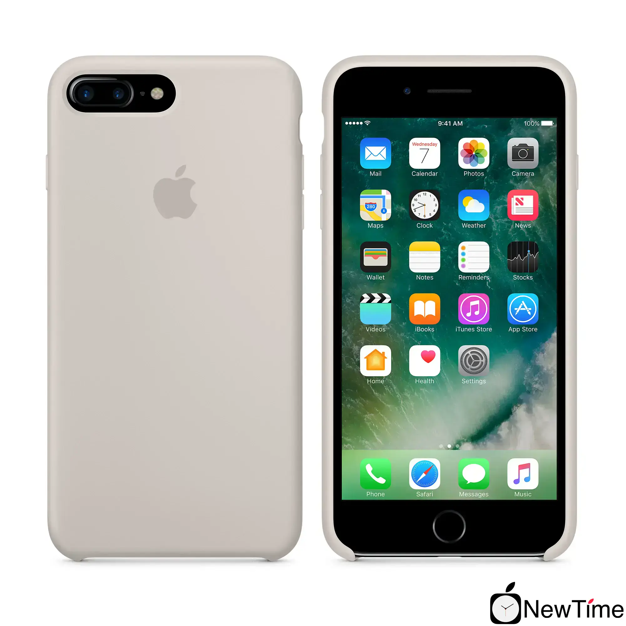Чохол Apple iPhone 7/8 Plus Silicone Case - Stone (MMQW2)