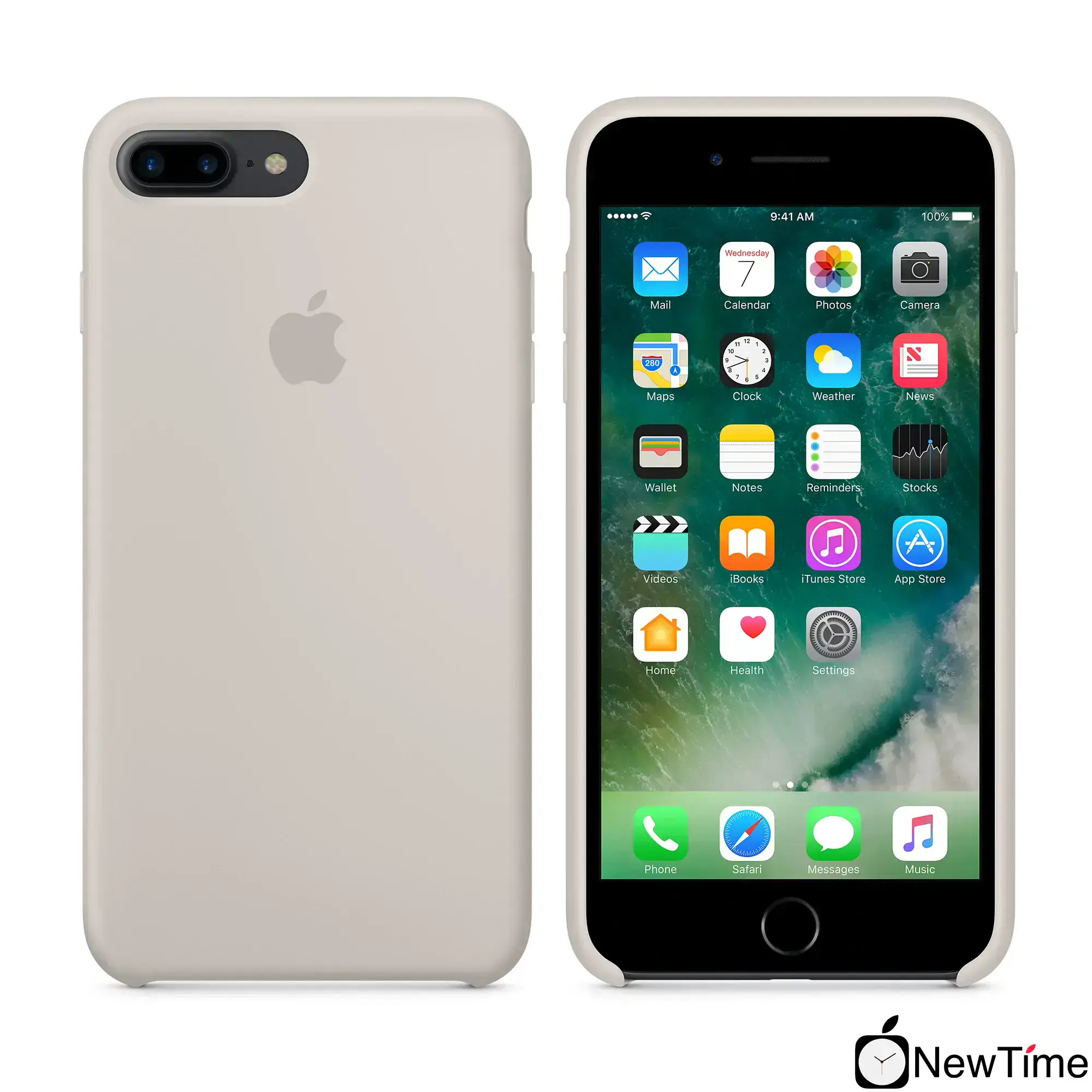 Чохол Apple iPhone 7/8 Plus Silicone Case - Stone (MMQW2)