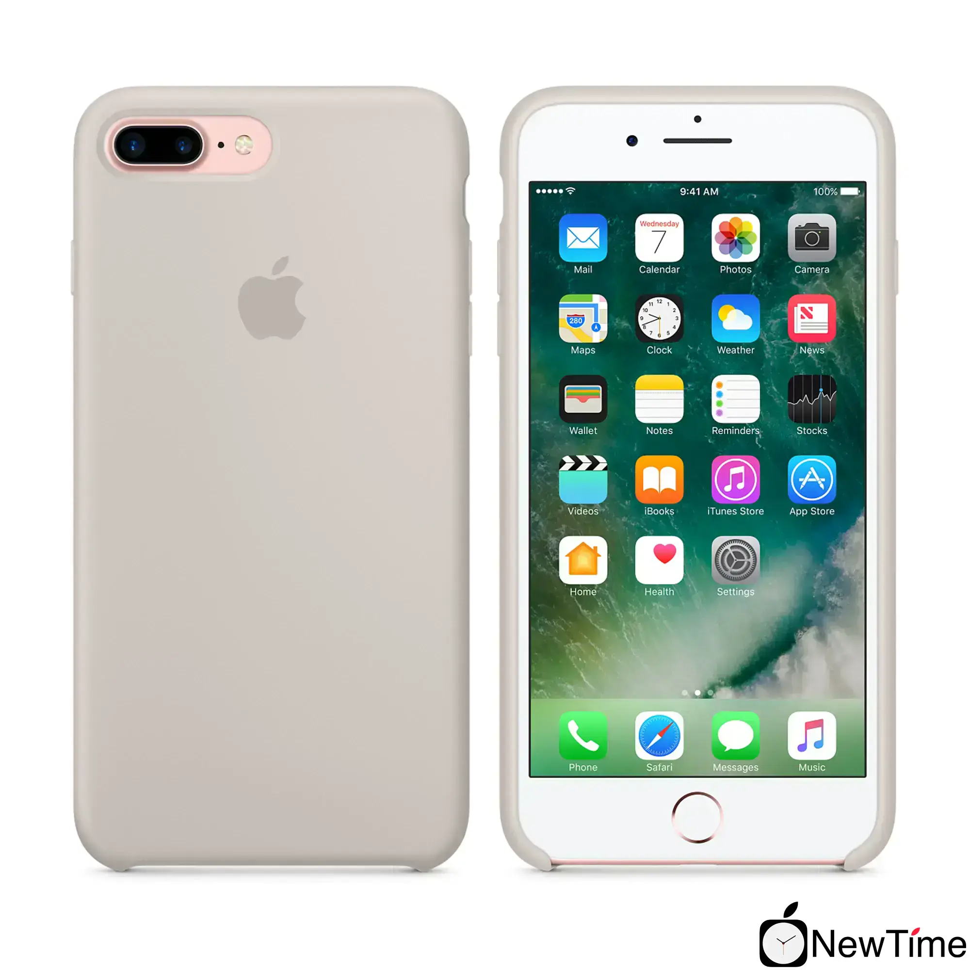 Чохол Apple iPhone 7/8 Plus Silicone Case - Stone (MMQW2)