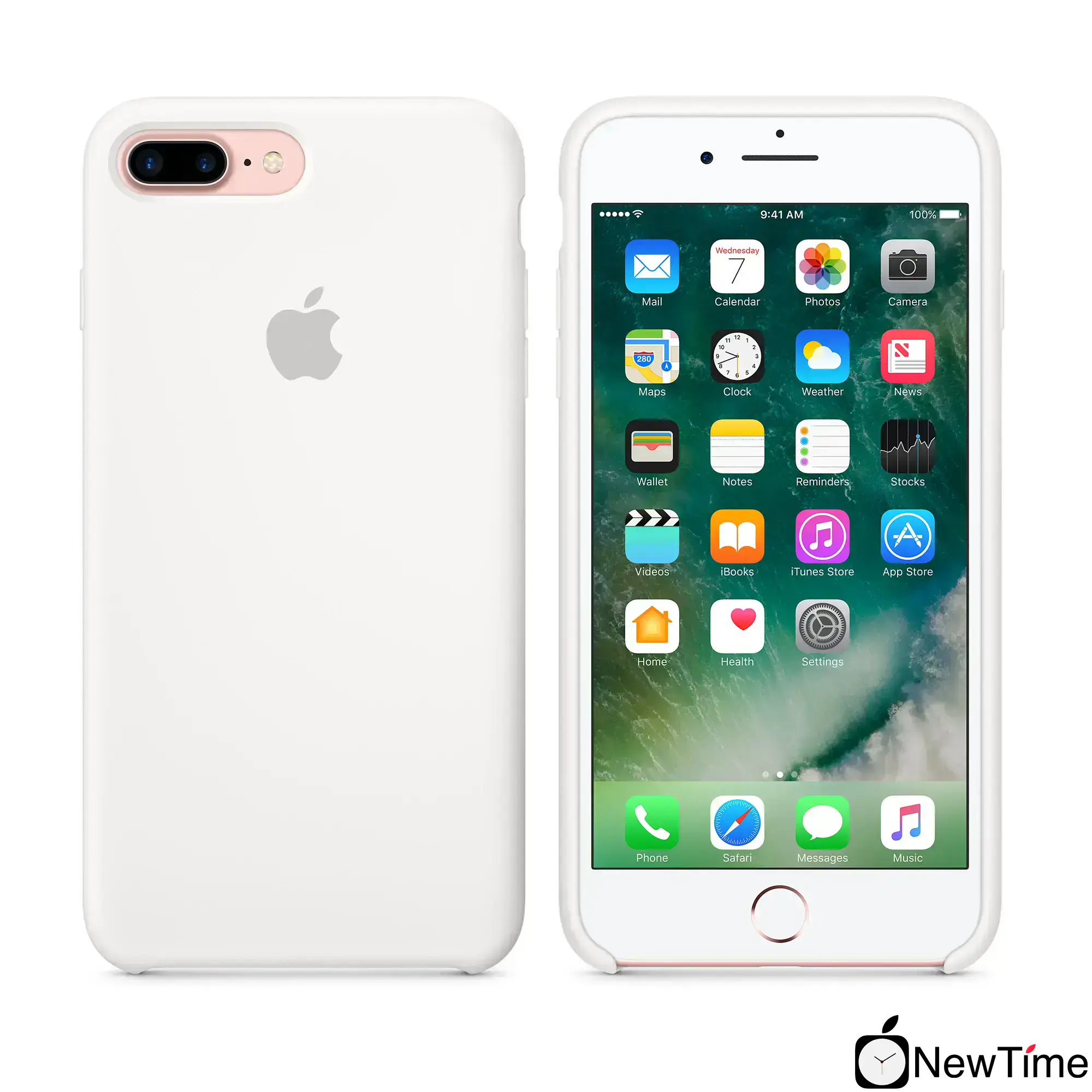 Чохол Apple iPhone 7/8 Plus Silicone Case - White (MMQT2, MQGX2)