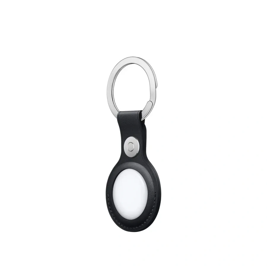 Apple AirTag Leather Key Ring Midnight Lux Copy (MMF93)