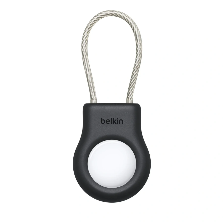 Belkin Secure Holder with Wire Cable for AirTag - Black (HPTY2)