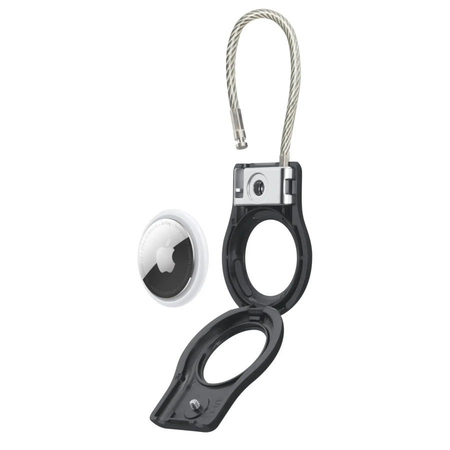 Belkin Secure Holder with Wire Cable for AirTag - Black (HPTY2)