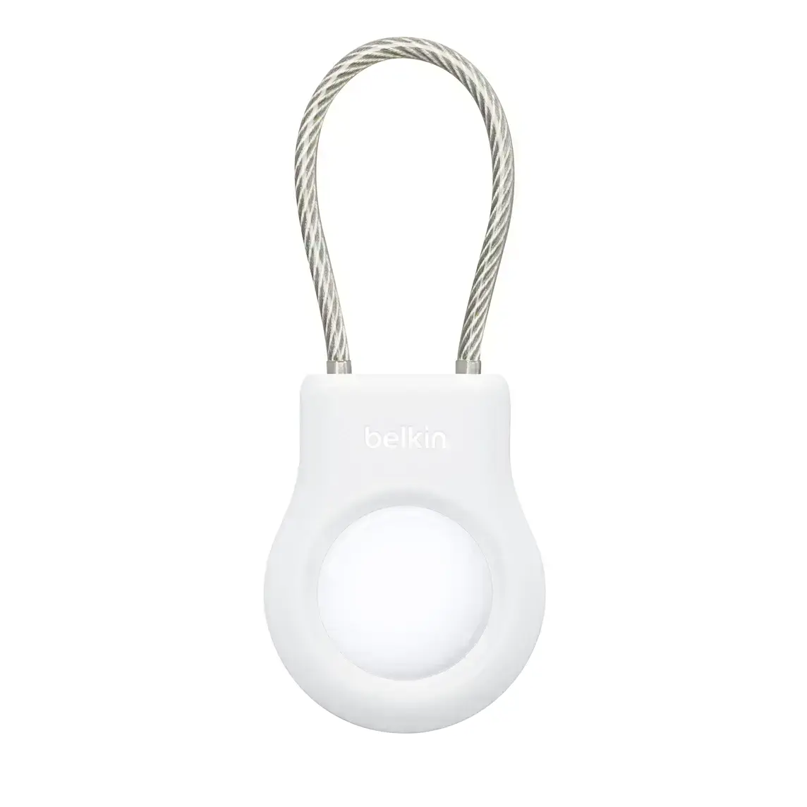 Belkin Secure Holder with Wire Cable for AirTag - White (HPTX2)