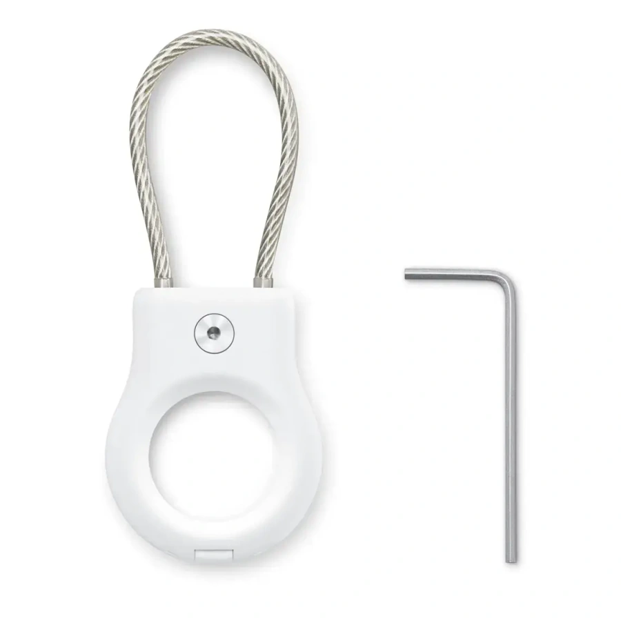Belkin Secure Holder with Wire Cable for AirTag - White (HPTX2)