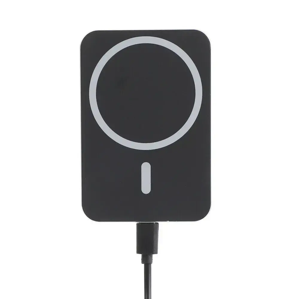 Автомобільний тримач з бездротовою зарядкою для смартфона Magnetic Wirelless Car Charger Support 15W Black