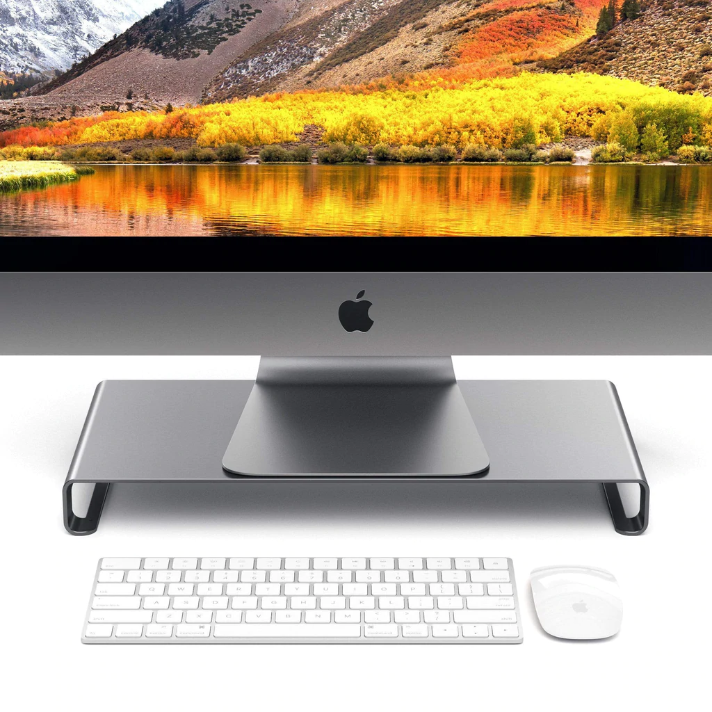 Satechi Aluminum Monitor Stand - Space Grey (ST-ASMSM)