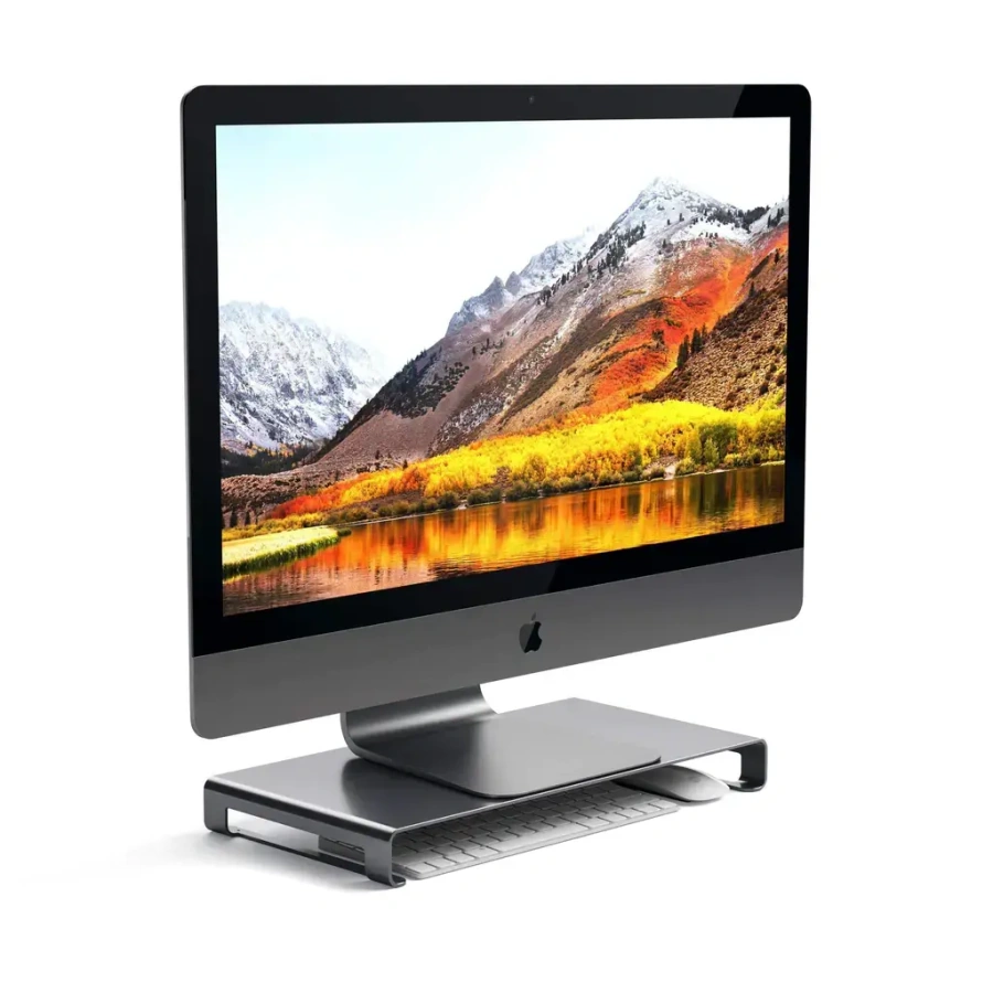 Satechi Aluminum Monitor Stand - Space Grey (ST-ASMSM)