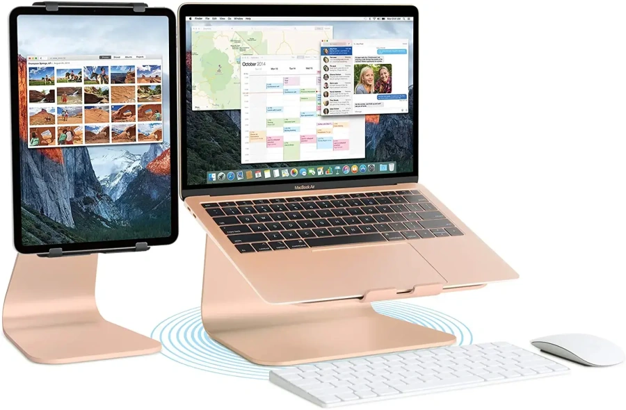 Підставка для ноутбука Rain Design mStand 360 Gold