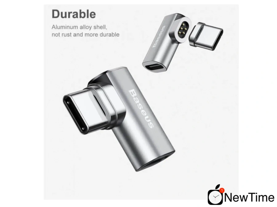 Baseus Mini Magnetic Type-C Adapter Converter Gray (CATCX-0G)